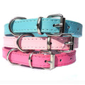 Collar ajustable suave de cuero para perros - imagen 1
