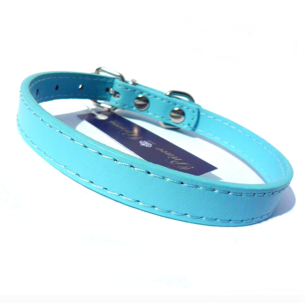 Collar ajustable suave de cuero para perros - imagen 3