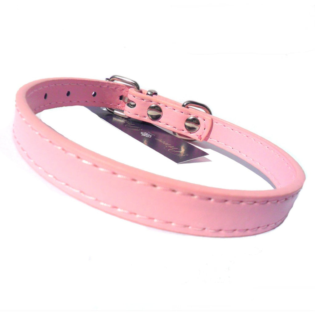 Collar ajustable suave de cuero para perros - imagen 5
