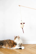 Natural piel di oveja gatto Toy: Mouse