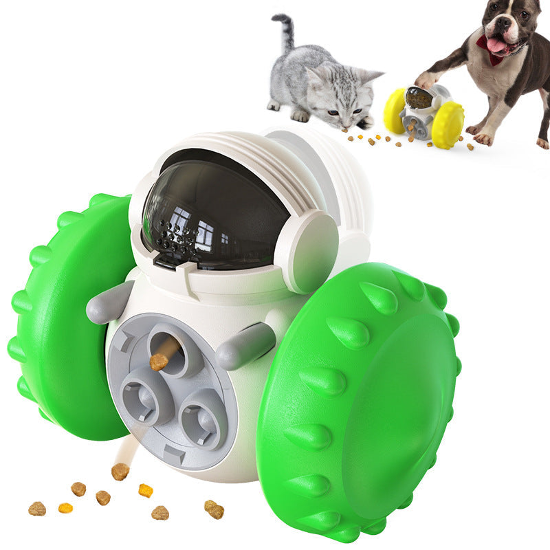 Walking leash interactivo in plastic amarillo for dogs and cats - image 2