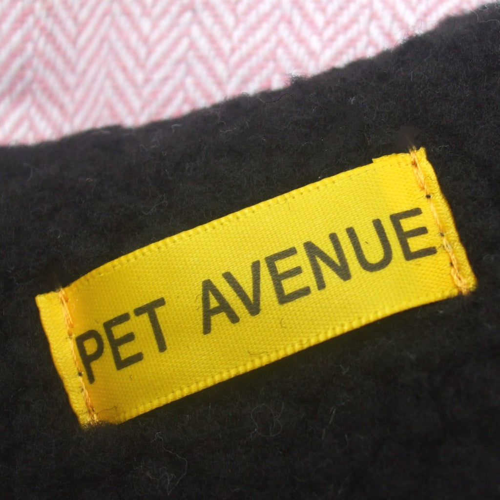 PA Pink Herringbone Dog Coat-2