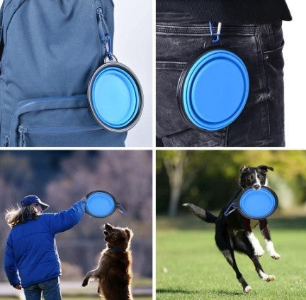 Comedero portatil sin BPA de latex para perros y gatos - imagen 5