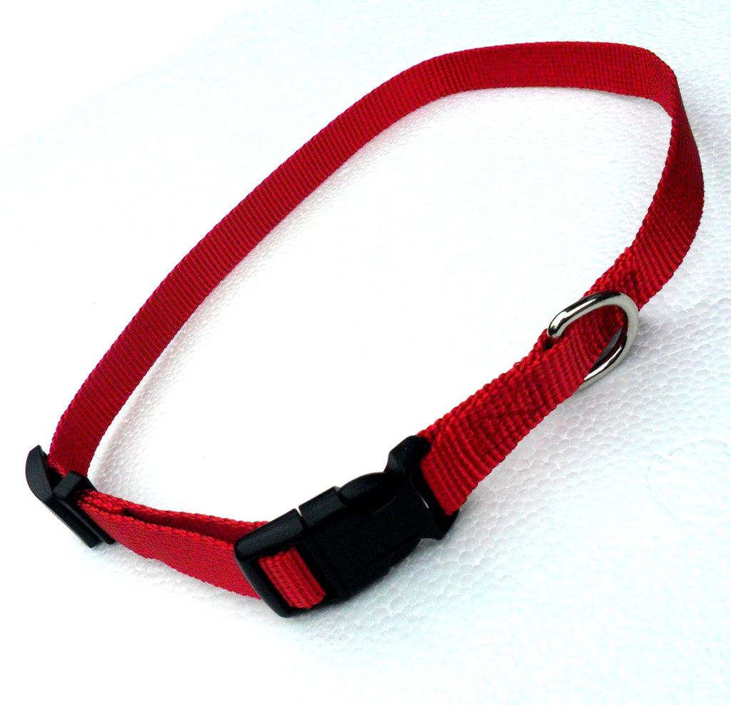 Verstellbares Halsband de nylon rosa fuer Hunde - Bild 5