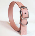 Seil-Kratzspielzeug aus Leder rosa fuer Hunde - Bild 1