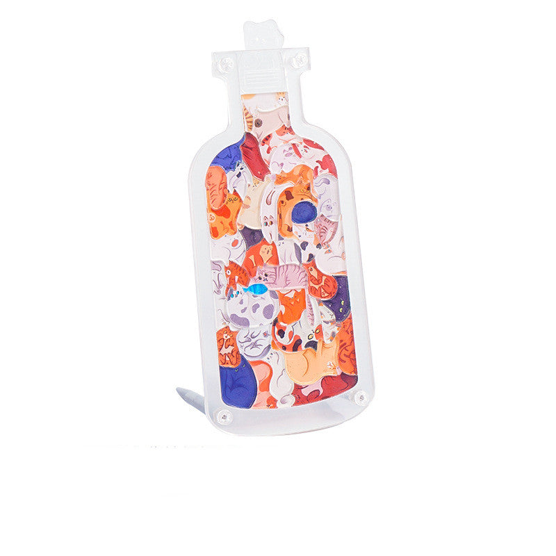 Transparent Acrylic Cat Shaped Jigsaw Puzzle para perros y gatos - imagen 4