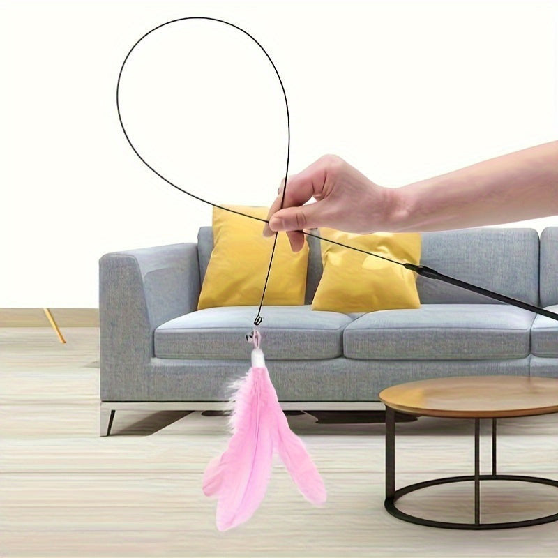 Macska tollas játék, 80 cm hosszú rúddal és 7 cm-es talppal-5