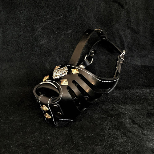 ''Aztec'' Basket Muzzle Black para perros - imagen 1