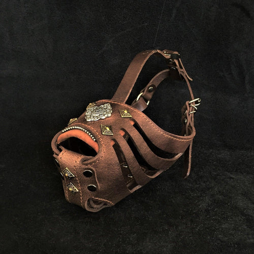 ''Aztec'' Basket Muzzle Grey para perros - imagen 1