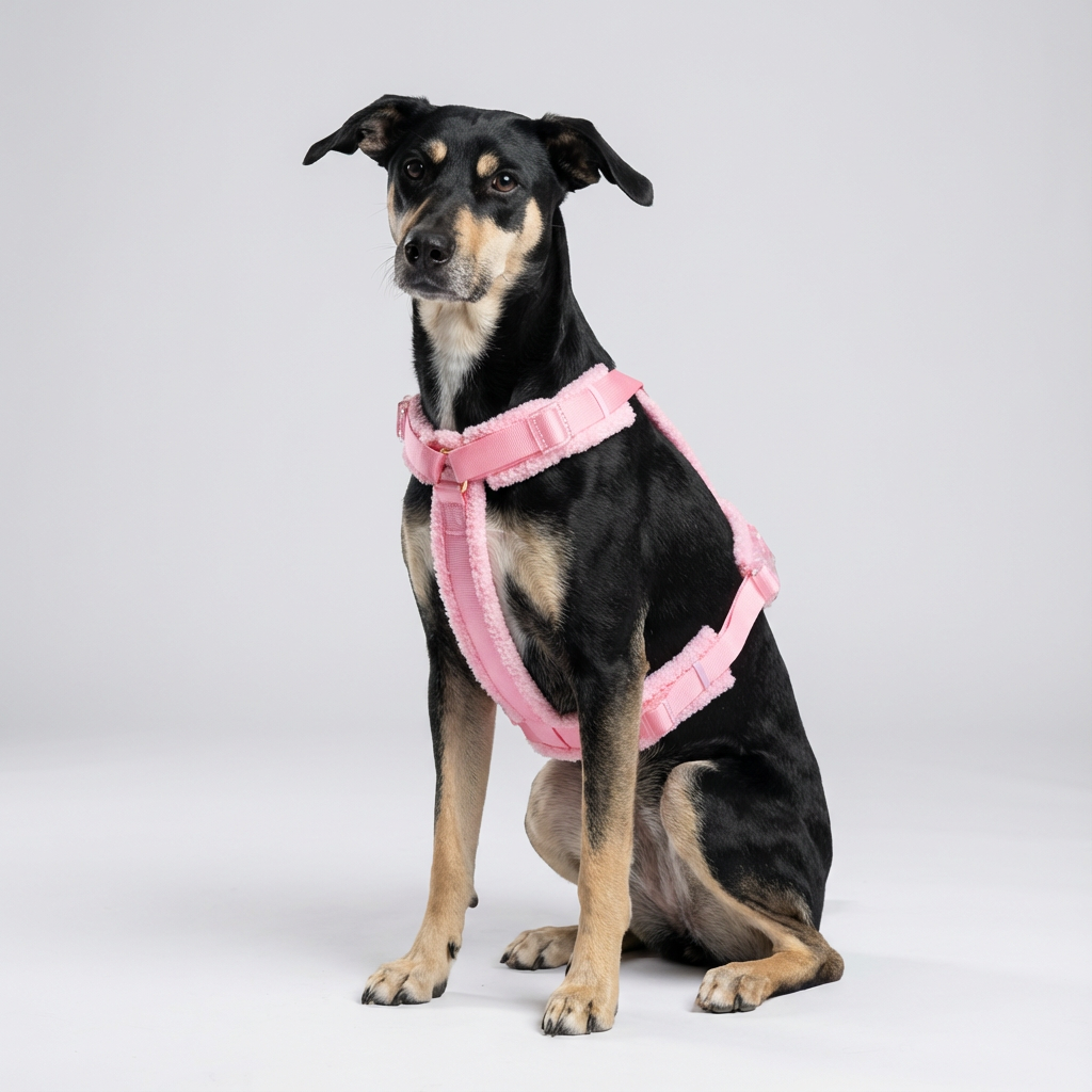 Pettorina per cane Teddy rosa