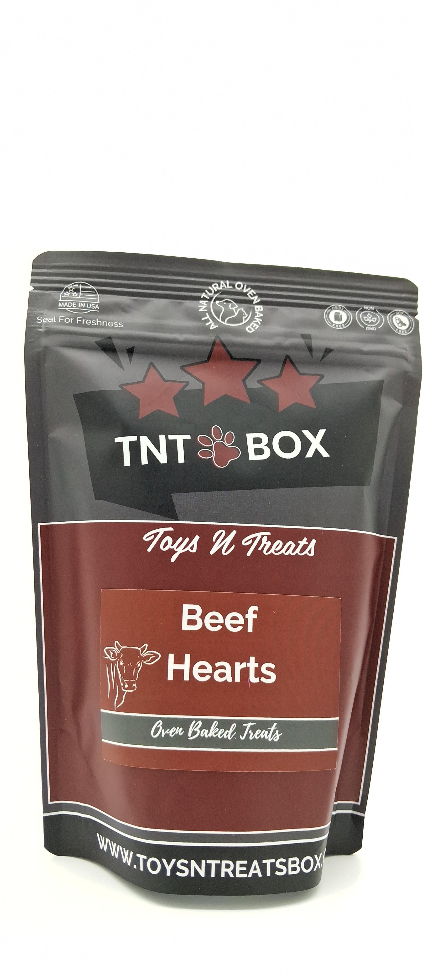 Digestive Health Beef Heart chien Treats - All natural Oven Baked