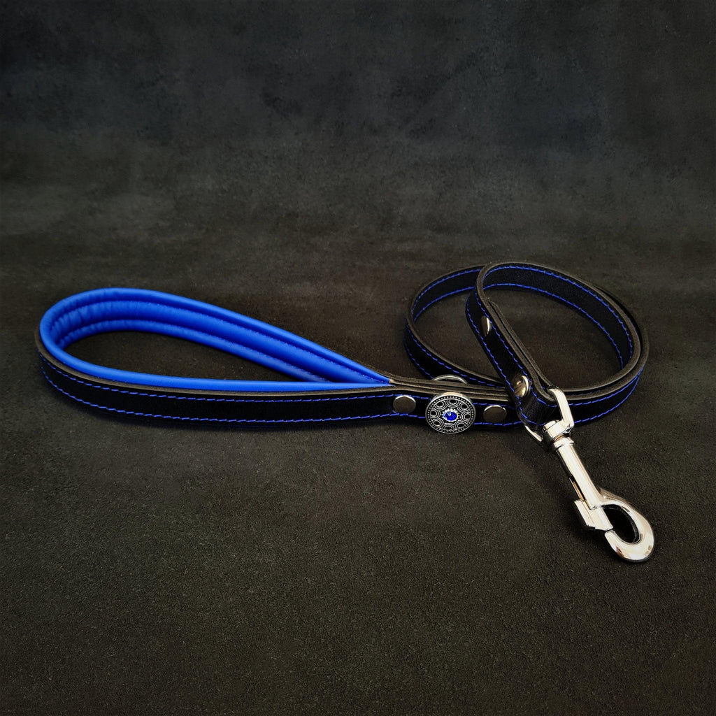 Arnes Bijou negro y azul para perros grandes