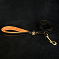 ''Bijou'' leather lead orange para perros y gatos - imagen 1