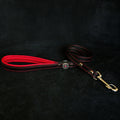 ''Bijou'' leather lead red fuer Hunde und Katzen - Bild 1