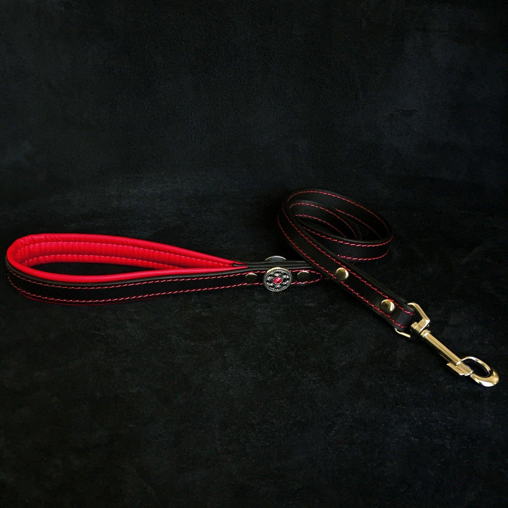 ''Bijou'' harness Black & Red for big dogs fuer Hunde - Bild 2