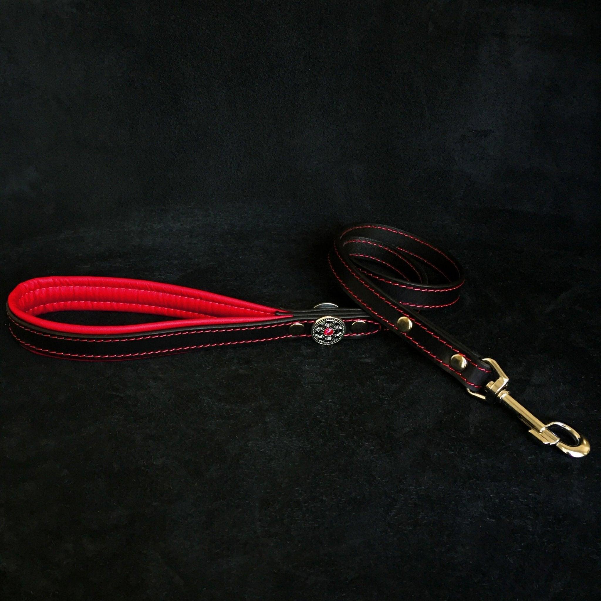 ''Bijou'' harness Black & Red for big dogs para perros - imagen 2