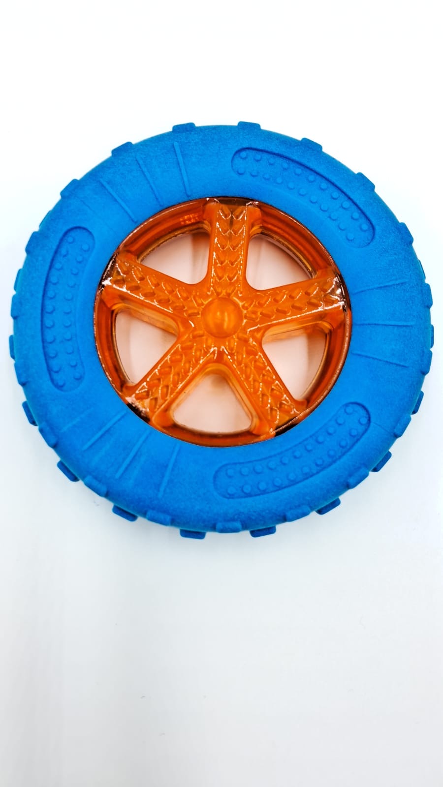 Juguete interactivo de plastico rosa para perros - imagen 3