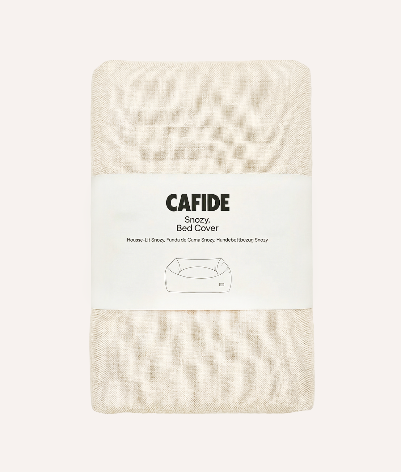 Funda de Cama Lino Beige, Snozy-0