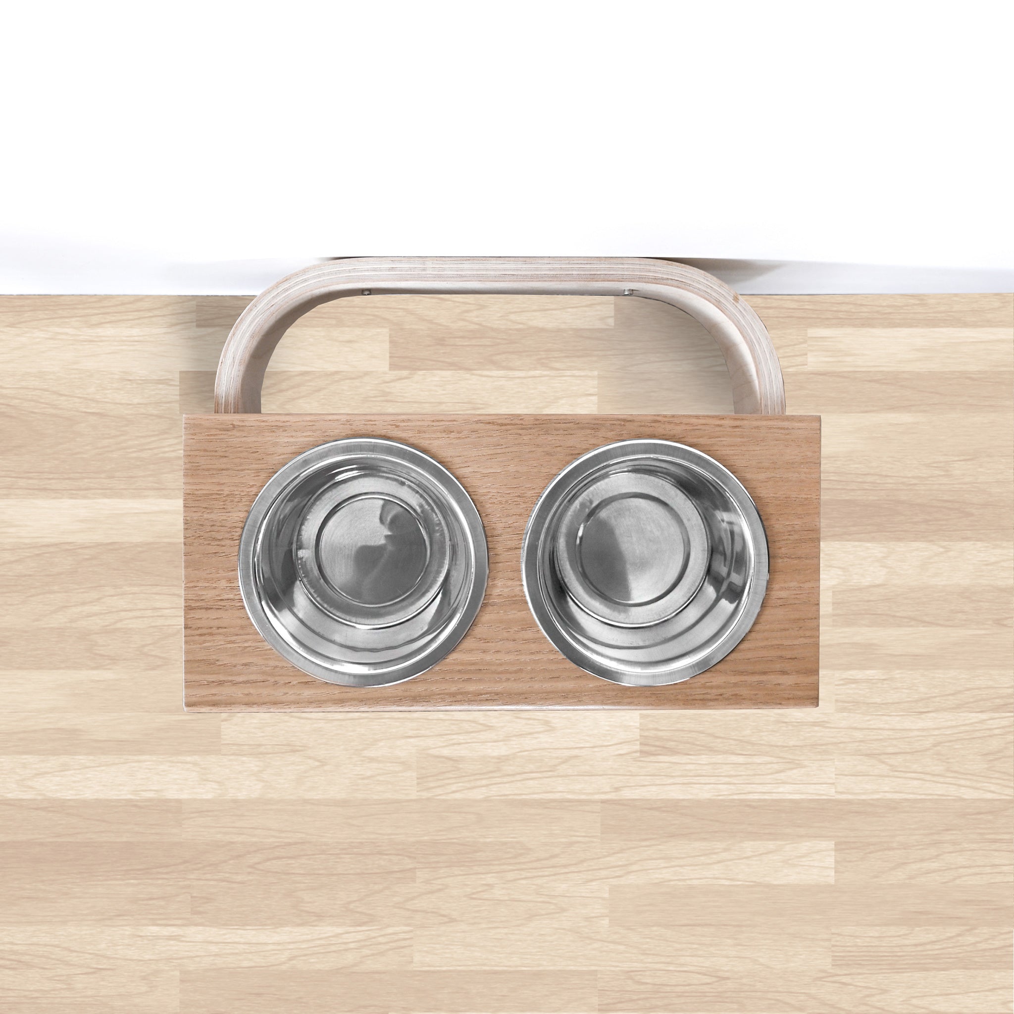 Tragbarer Napf de madera Oak fuer Hunde und Katzen - Bild 5