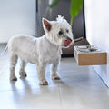 Tragbarer Napf de madera Oak fuer Hunde und Katzen - Bild 6