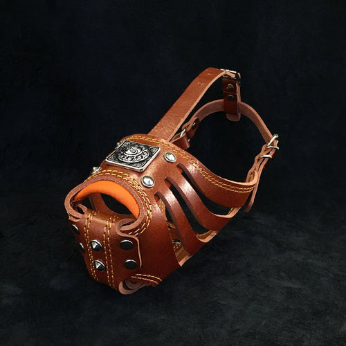 ''Eros'' Basket Muzzle BROWN para perros - imagen 1
