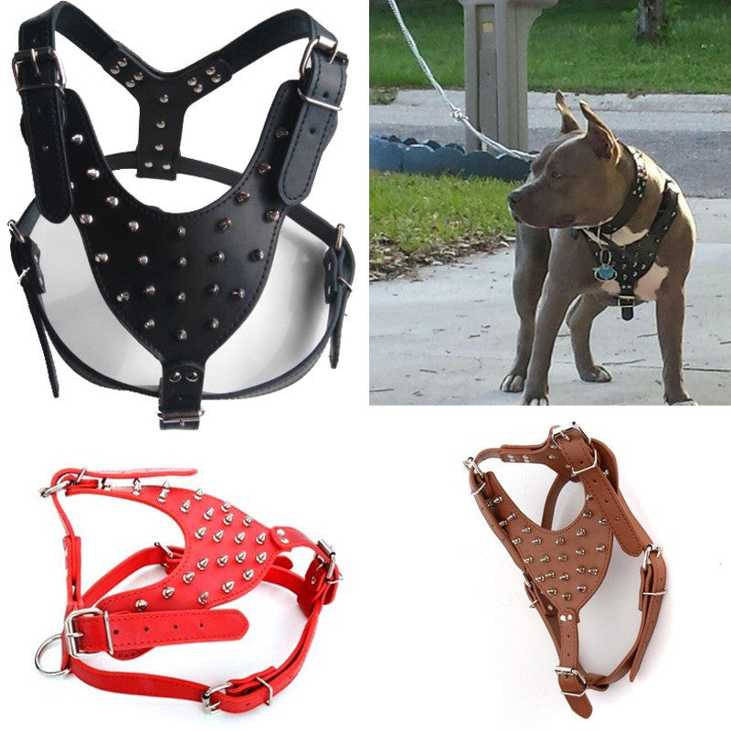 Aleación de Zinc perro Rivets escupido Harness