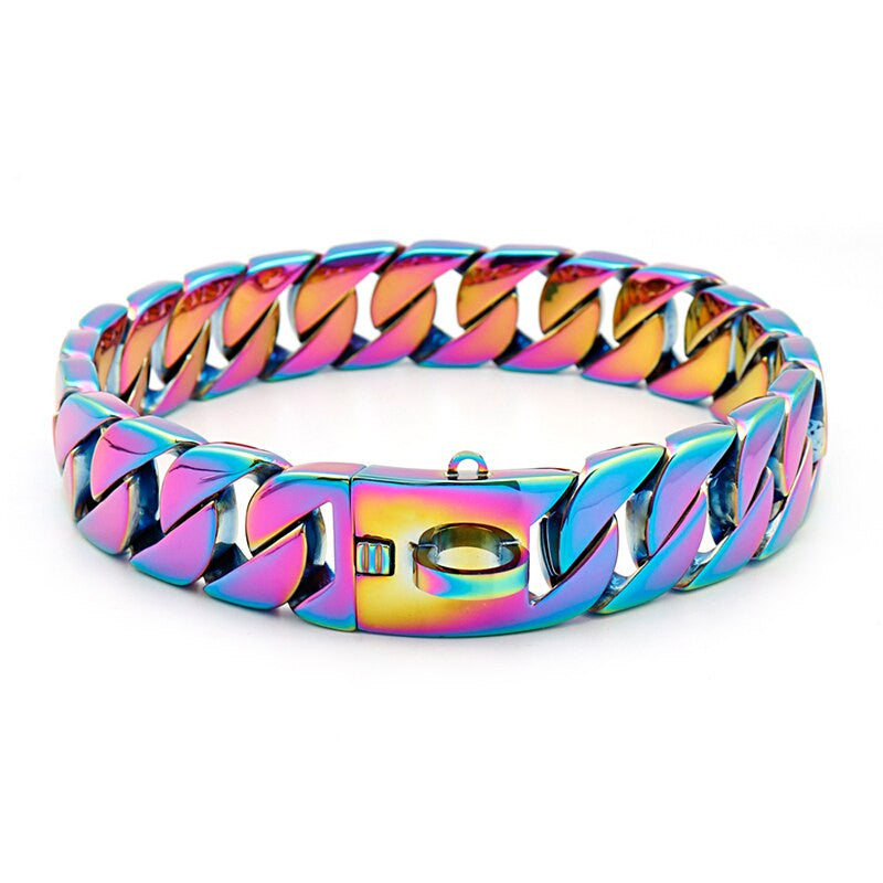 Cuban Chain Dogs Collar para perros y gatos