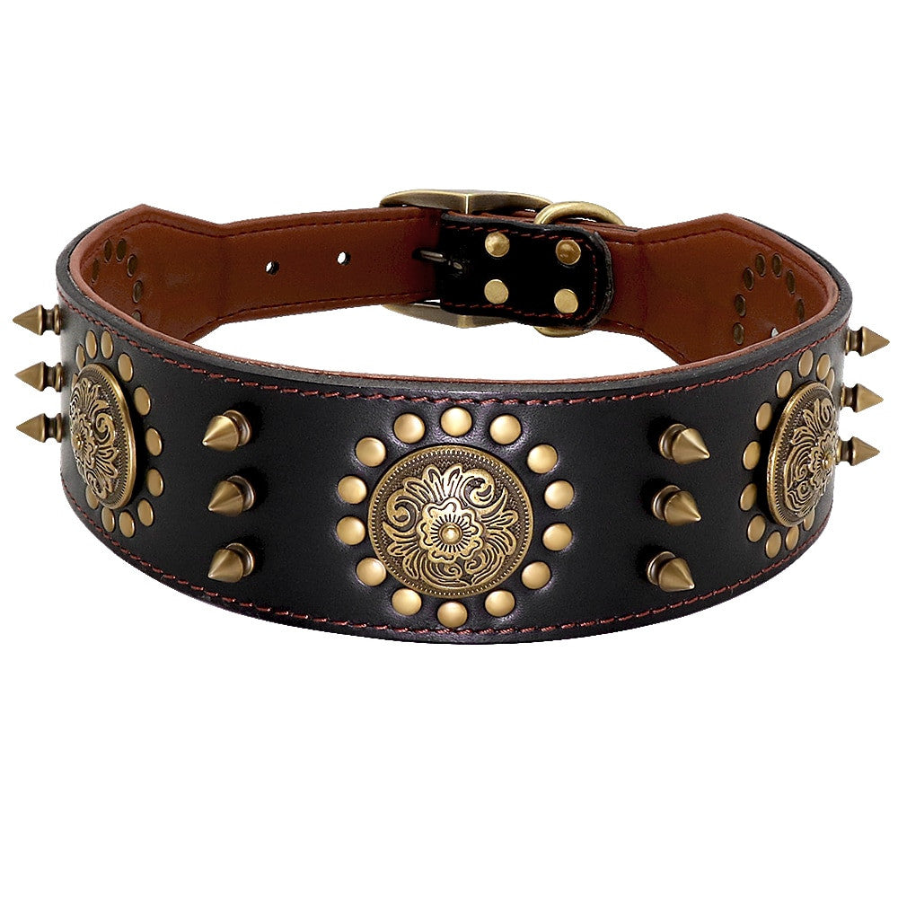 Collier en cuir pour chien