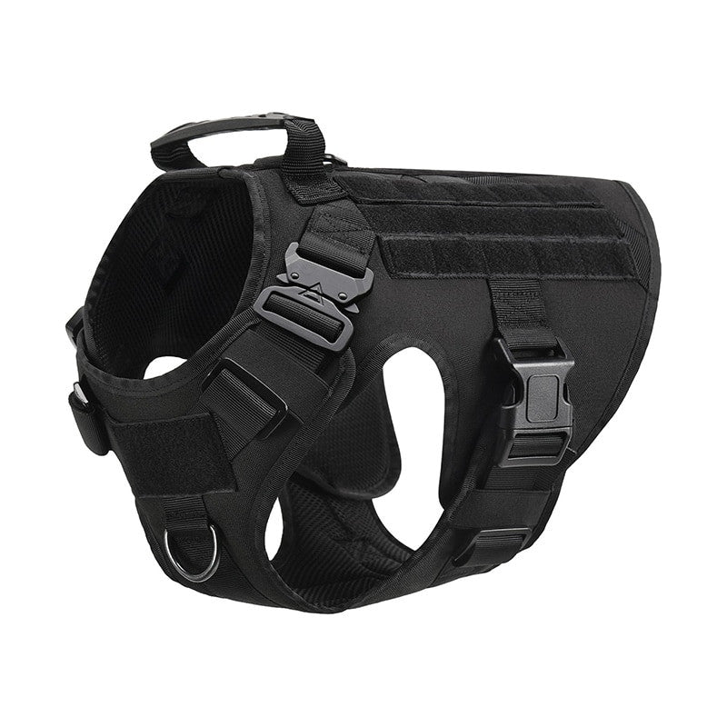 Padded harness de nylon negro for dogs and cats - image 11