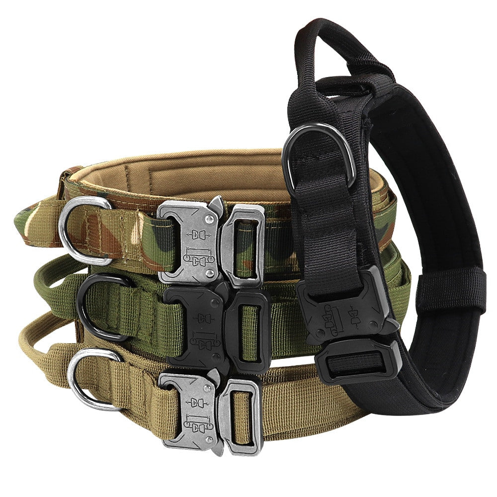 Verstellbares Halsband de nylon negro fuer Hunde und Katzen