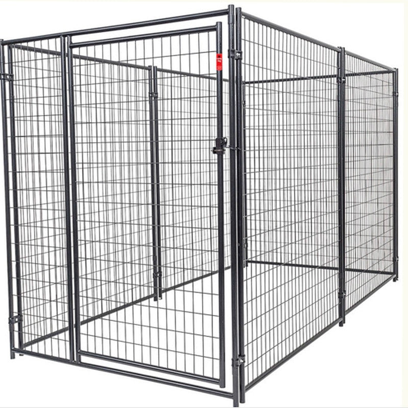 High Quality Large Galvanized Outdoor Dog Kennel/Metal Dog Run Cage-5