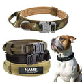 Collare regolabile de nylon Black - White Text per cani e gatti - immagine 1