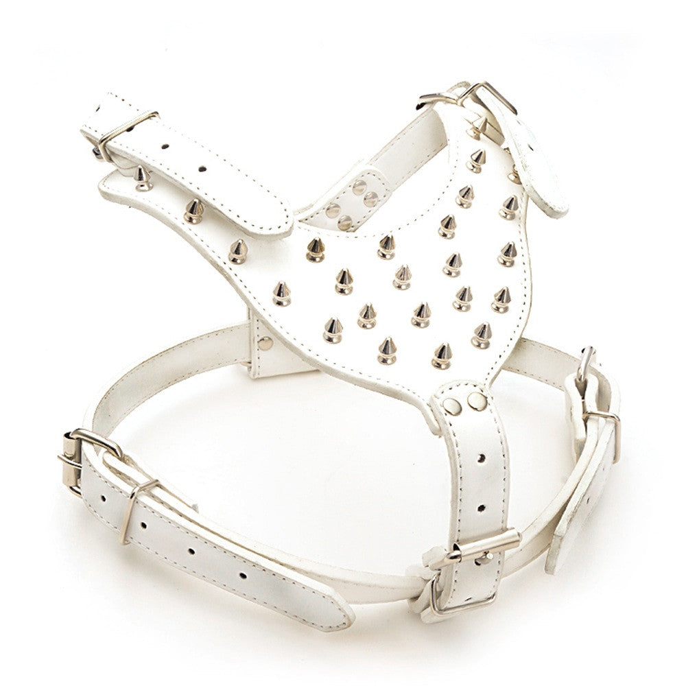 Aleación de Zinc perro Rivets escupido Harness