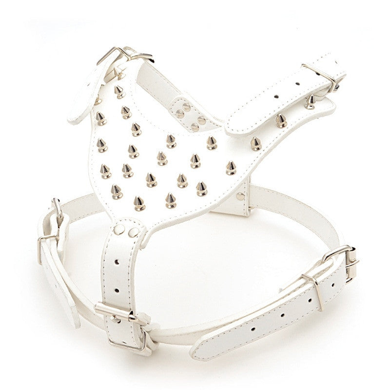 Aleación de Zinc perro Rivets escupido Harness