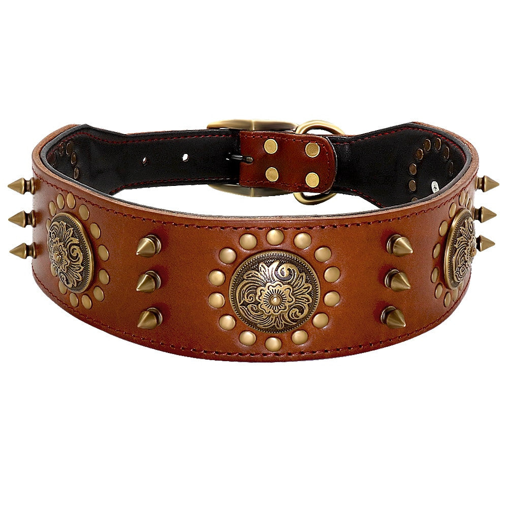 Collier en cuir pour chien