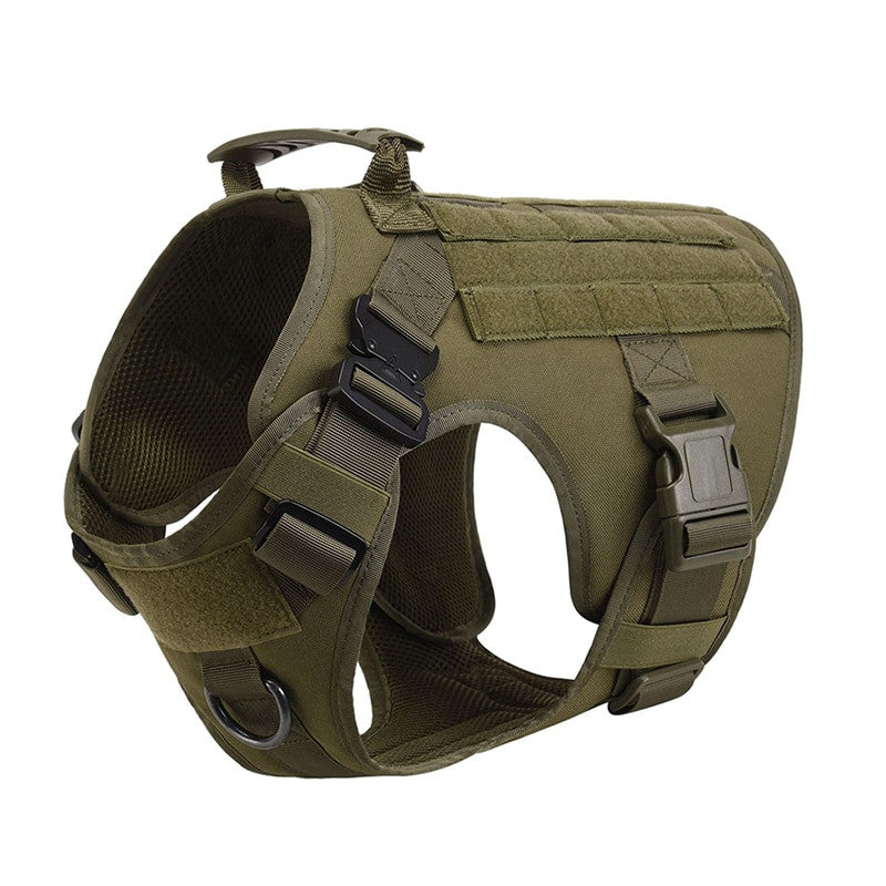 Padded harness de nylon negro for dogs and cats - image 12