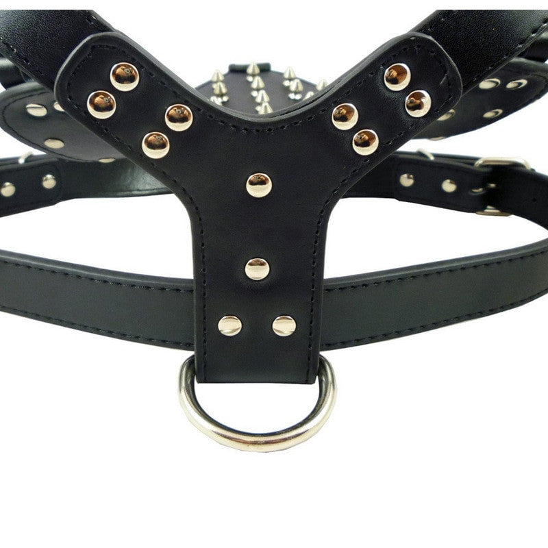 Aleación de Zinc perro Rivets escupido Harness