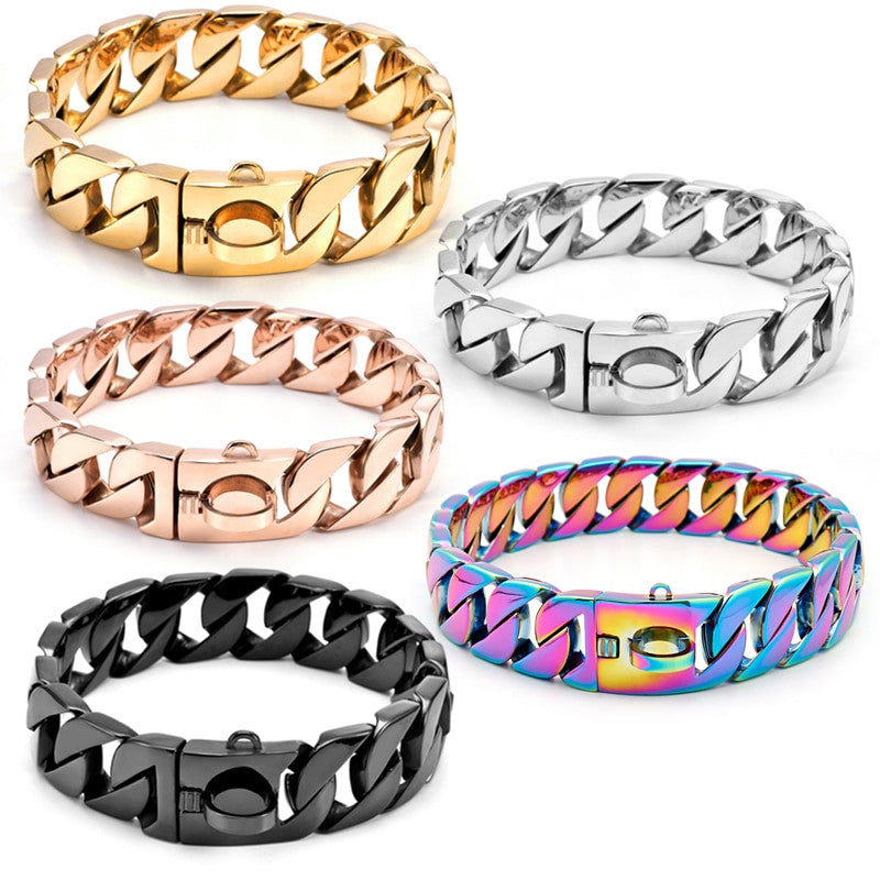 Collare regolabile de metal As picture per cani e gatti - immagine 1