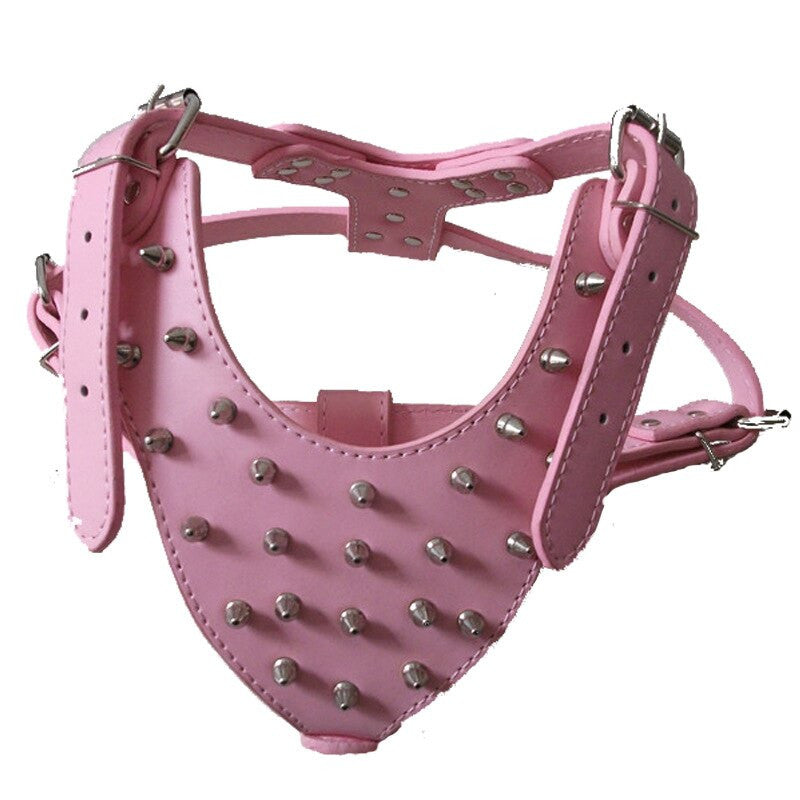 Aleación de Zinc perro Rivets escupido Harness
