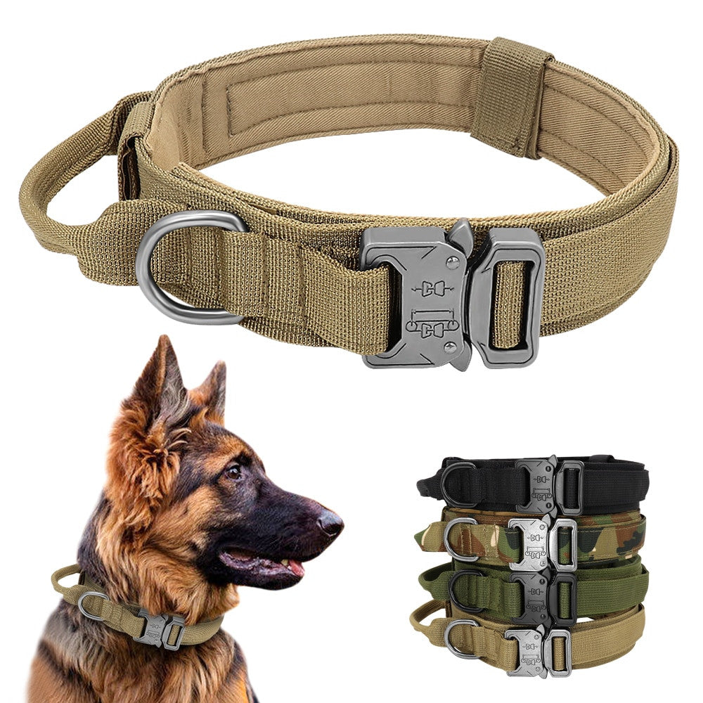 Verstellbares Halsband de nylon negro fuer Hunde und Katzen