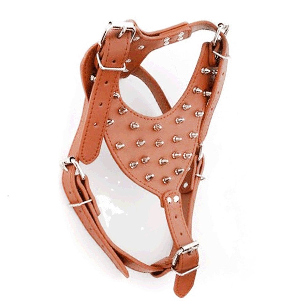 Aleación de Zinc perro Rivets escupido Harness
