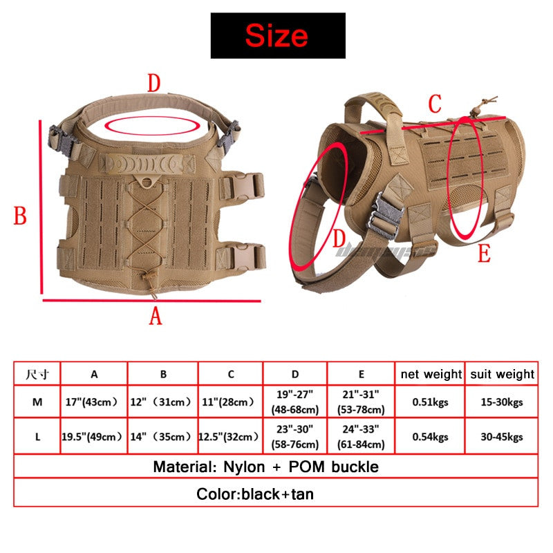 Tactical Dog Vest-4