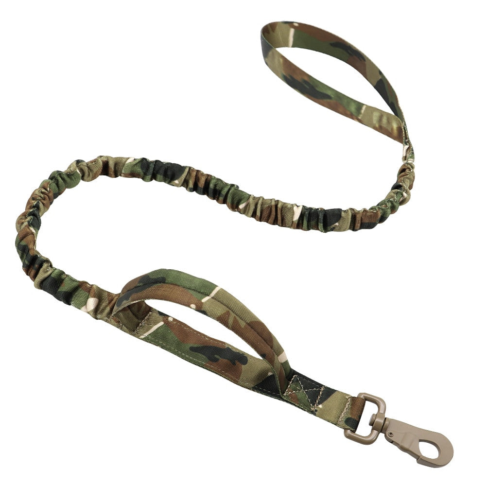 Set tactico militar de collar y correa para perro