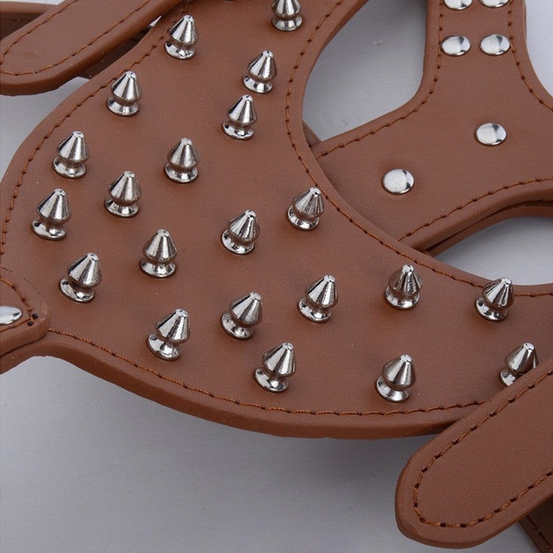 Aleación de Zinc perro Rivets escupido Harness