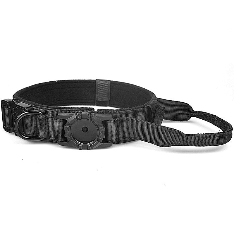 Collar ajustable de nylon negro para perros y gatos - imagen 7