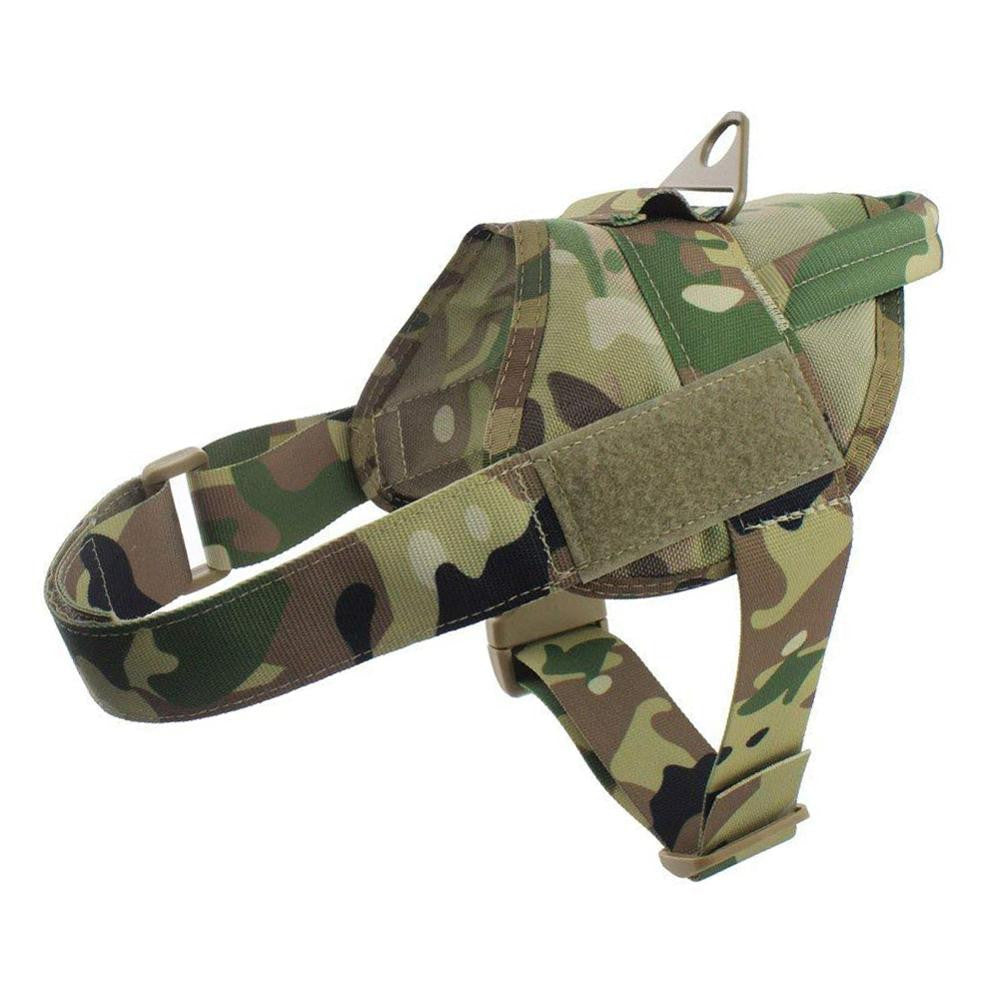 Military Tactical Dog Harness Patrol K9 Working Pet-9