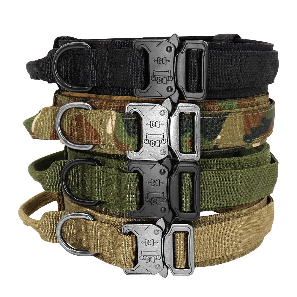 Adjustable collar de nylon negro for dogs and cats - image 2