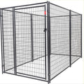 High Quality Large Galvanized Outdoor Dog Kennel/Metal Dog Run Cage-0