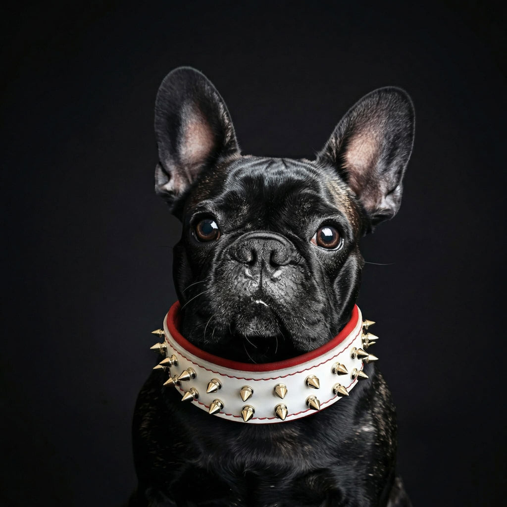 Rascador de cuerda suave de cuero blanco para perros - imagen 2