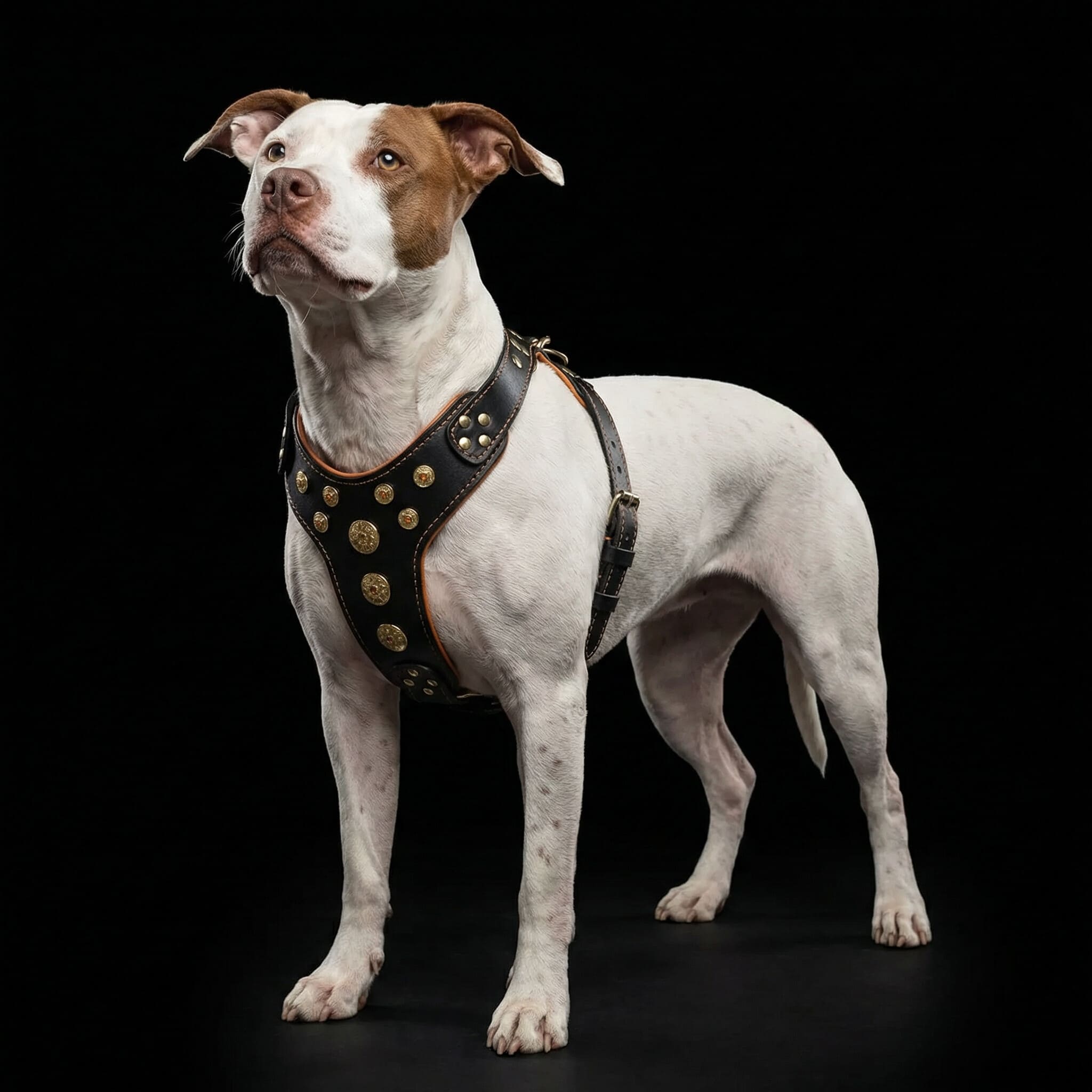''Bijou'' harness Black & Orange for big dogs for dogs and cats - image 3